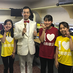ムーディ勝山さんとの記念写真